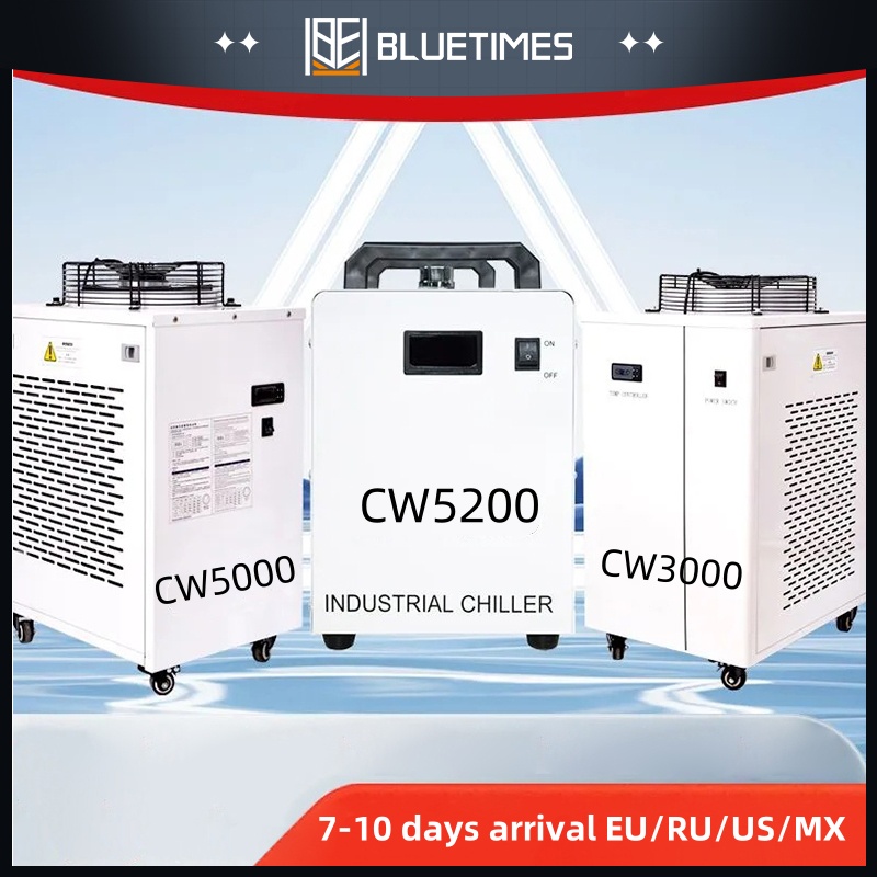 Industrial Laser Engraver - Bluetimes S&A CW3000 CW5000 CW5200 Industria
