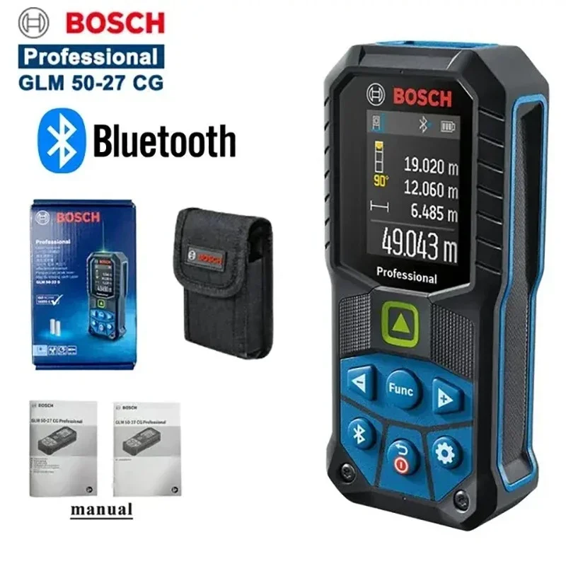 Industrial Green Laser - Telemetro Laser Bosch GLM50-27CG 50M, Laser