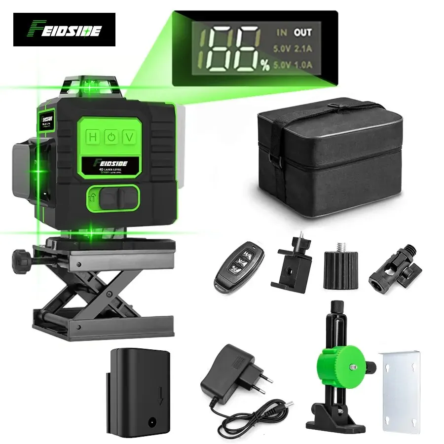 Industrial Laser Level - FEIDSIDE 16/12 linee livello Laser 4D/3D
