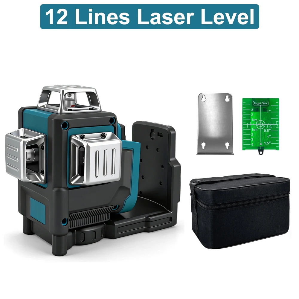 Industrial Laser Level - Livella Laser a 12 Linee Verde