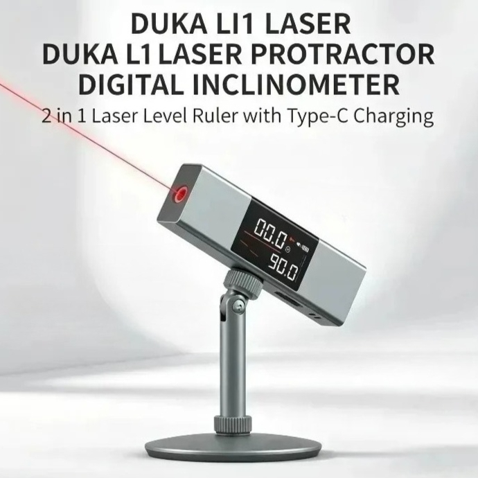 Industrial Laser Alignment - DUKA LI1 Goniometro Laser Digitale, Inclinometro,