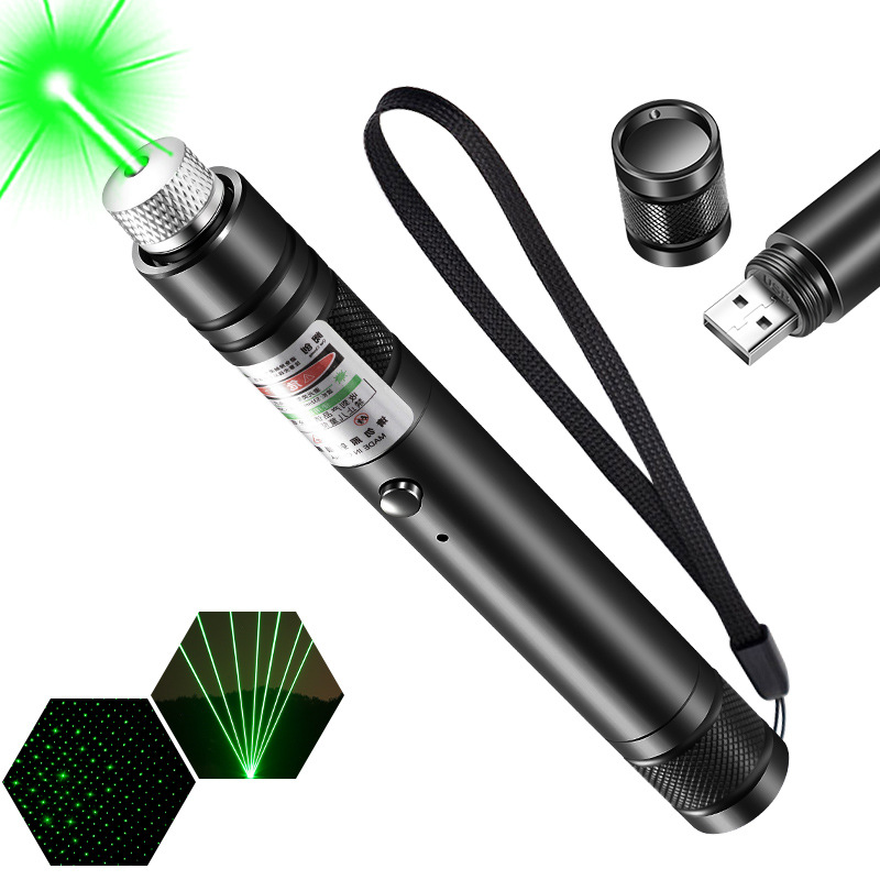 Industrial Green Laser - Mini puntatore laser ricaricabile USB per