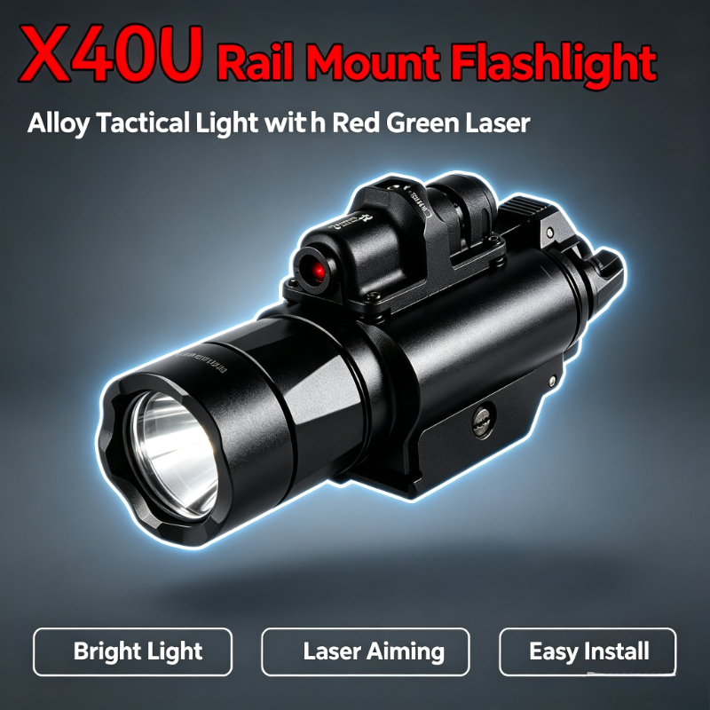 Industrial Green Laser - Accessorio Tattico X400U, Torcia con Montaggio