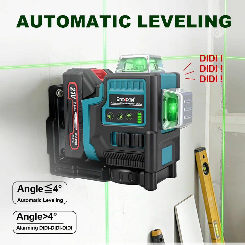 Livella Laser a 12 Linee Verde - Industrial Laser Level recensione e prezzo