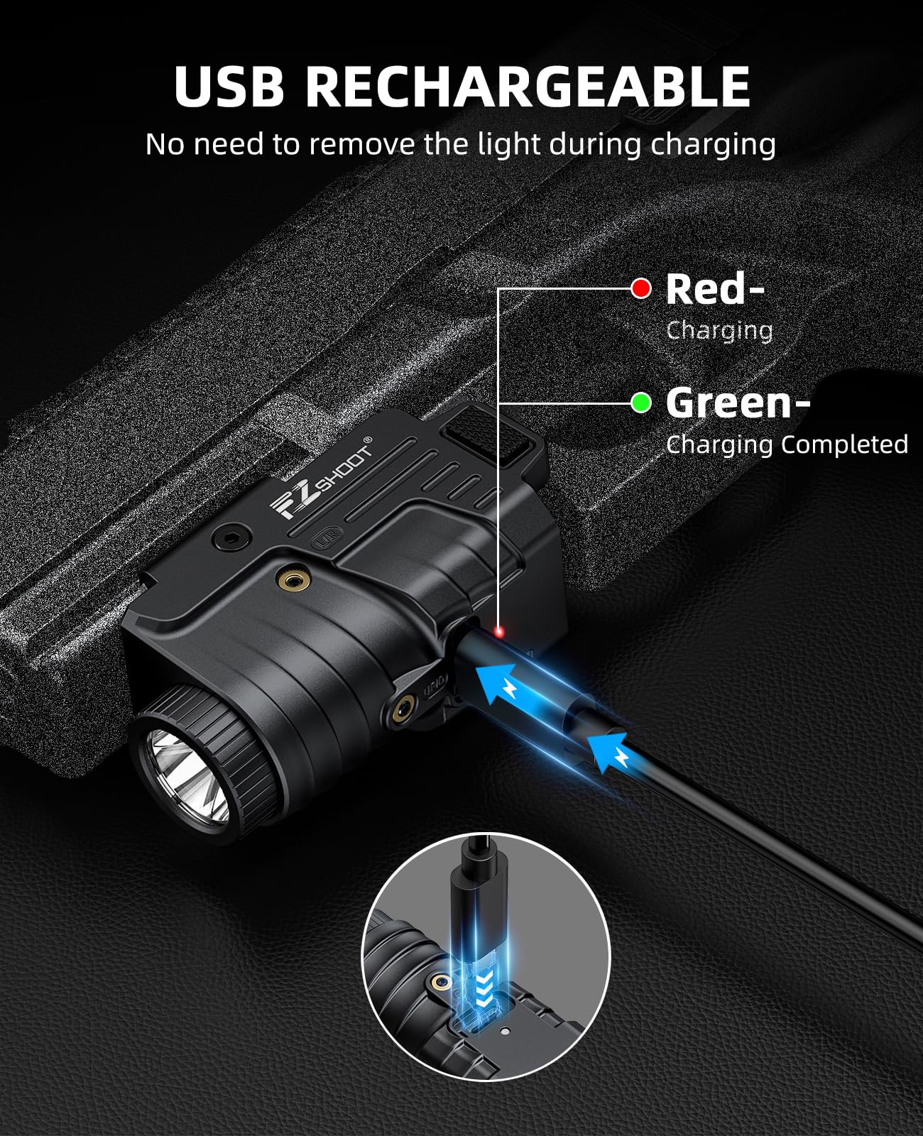 Ezshoot 800 lumens pistola leg - Industrial Green Laser recensione e prezzo