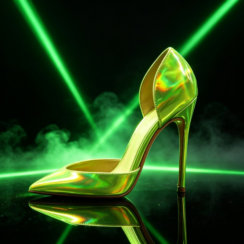 Scarpe da discoteca sexy fluor - Industrial Green Laser recensione e prezzo