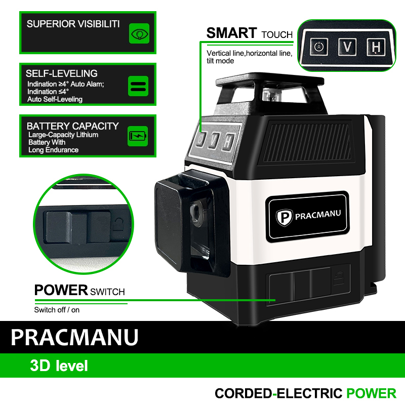 Pracmanu Mini Livello Laser 12 - Industrial Laser Level recensione e prezzo