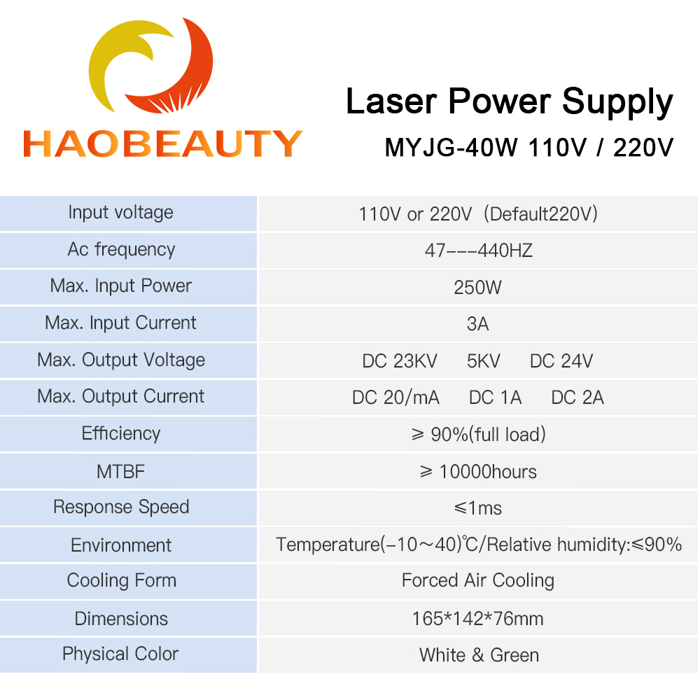 HAOBEAUTY MYJG-40 Alimentatore - Industrial Laser Cutter recensione e prezzo